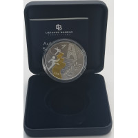 Litouwen 20 euro zilver proof 2024 - XXXIII Olympische Spelen in Parijs en de 100ste verjaardag van de Litouwse Olympische Beweging Litouwen 20 euro zilver proof 2024 - XXXIII Olympische Spelen in Parijs en de 100ste verjaardag van de Litouwse Olympische Beweging
