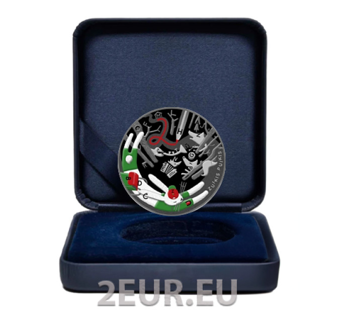 Litouwen 5 euro zilver proof 2022 - Zuikis Puikis