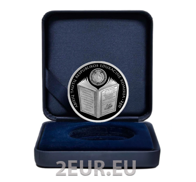 Litouwen 5 euro zilver proof 2023 - Mõlema Rahvaste Vabariigi hariduskomisjon