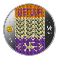 Litouwen 5 euro zilver proof 2024 - Twaalf broers Litouwen 5 euro zilver proof 2024 - Twaalf broers