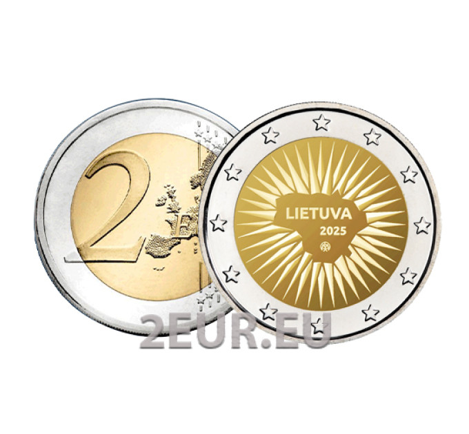 Litouwen 2 euro UNC 2025 - Toegewijd aan verdediging