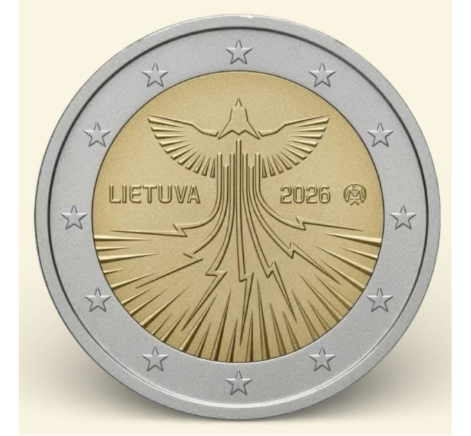 Litouwen 2 euro UNC 2026 - Energieonafhankelijkheid van Litouwen