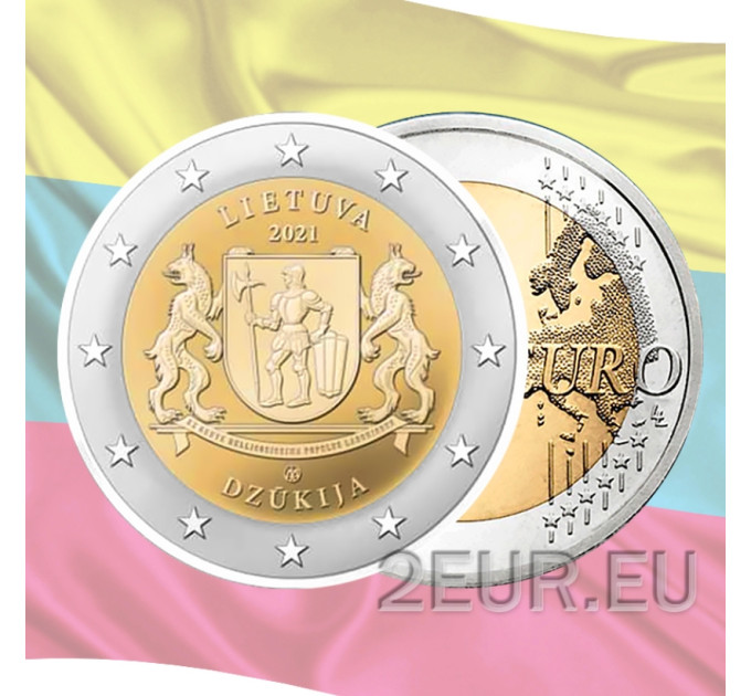 Litouwen 2 euro UNC 2021 - Dzūkija