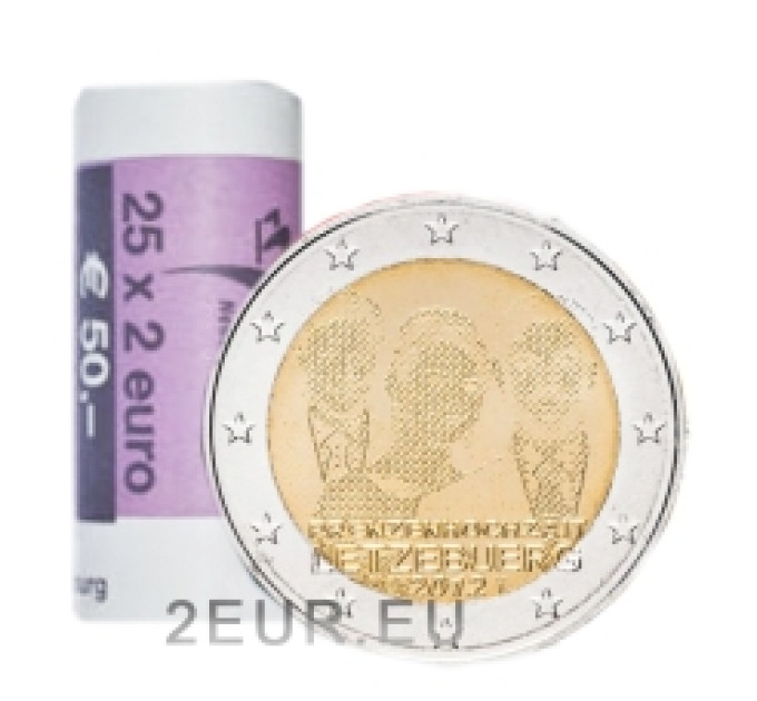 Luxemburg 2 euro UNC rollen 2012 - Koninklijk huwelijk
