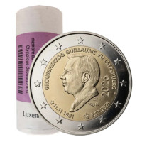 Luxemburg 2 euro UNC rollen 2026 - TROONBESTIJGING VAN GROOTHERTOG GUILLAUME EN ZIJN 45E VERJAARDAG