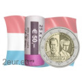 Luxemburg 2 euro UNC rollen 2019 - 100e verjaardag van de aankomst op de troon en het huwelijk van groothertogin Charlotte