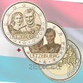 Luxemburg 2 euro UNC 2021 - 40e huwelijksverjaardag van groothertogin Maria Teresa met groothertog Henry relief+photo