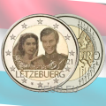 Luxemburg 2 euro UNC 2021 - 40e huwelijksverjaardag van groothertogin Maria Teresa met groothertog Henry photo