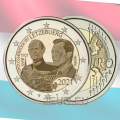 Luxemburg 2 euro UNC 2021 - 100ste verjaardag van de geboorte van groothertog Jean photo
