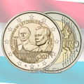 Luxemburg 2 euro UNC 2021 -  100ste verjaardag van de geboorte van groothertog Jean relief