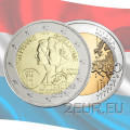Luxemburg 2 euro UNC 2022 - 10 jaar sinds het huwelijk van erfgroothertog Guillaume en erfgroothertogin Stéphanie