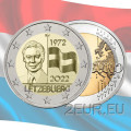 Luxemburg 2 euro UNC 2022 - 50 jaar Luxemburgse vlag
