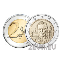 Luxemburg 2 euro UNC 2025 - 25e verjaardag van de troonsbestijging van Groothertog Henri