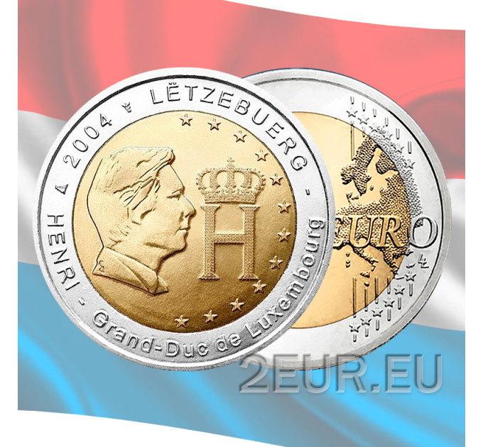 Luxemburg 2 euro UNC 2004 - Groothertog Henri