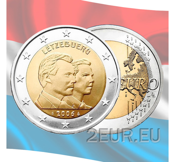 Luxemburg 2 euro UNC 2006 - 25e verjaardag van de geboorte van erfgroothertog Guillaume