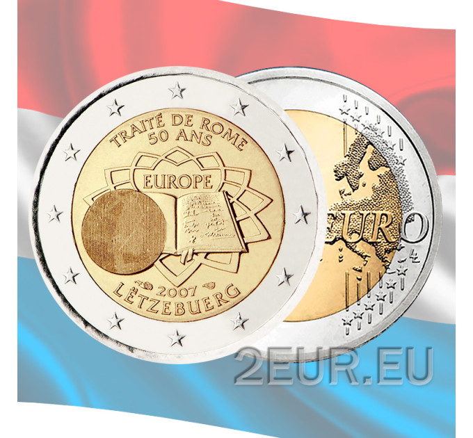 Luxemburg 2 euro UNC 2007 - 50 jaar Verdrag van Rome