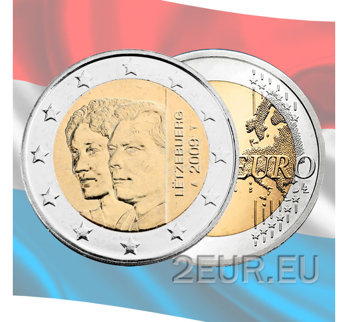 Luxemburg 2 euro UNC 2009 - 90e verjaardag van de troonsbestijging door groothertogin Charlotte