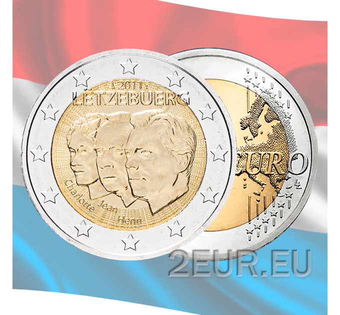 Luxemburg 2 euro UNC 2011 - Jean van Luxemburg