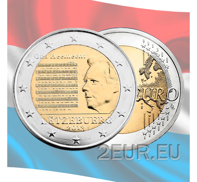 Luxemburg 2 euro UNC 2013 - Volkslied van het Groothertogdom Luxemburg