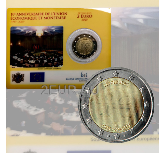 Luxembourg 2 euro BU 2009 - 10 Jahre Euro