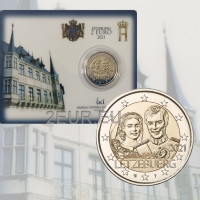 Luxembourg 2 euro BU 2021 - 40e huwelijksverjaardag van groothertogin Maria Teresa met groothertog Henry