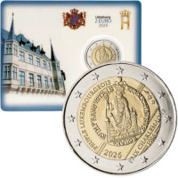 Luxembourg 2 euro BU 2026 - 40e verjaardag van de toekenning van de internationale Charlemagne-prijs aan het Luxemburgse volk
