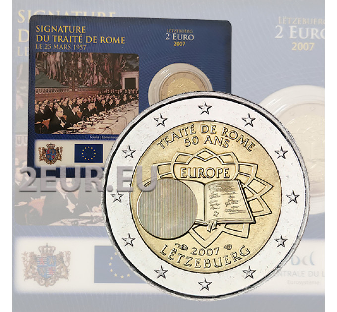 Luxembourg 2 euro BU 2007 - 50 jaar Verdrag van Rome