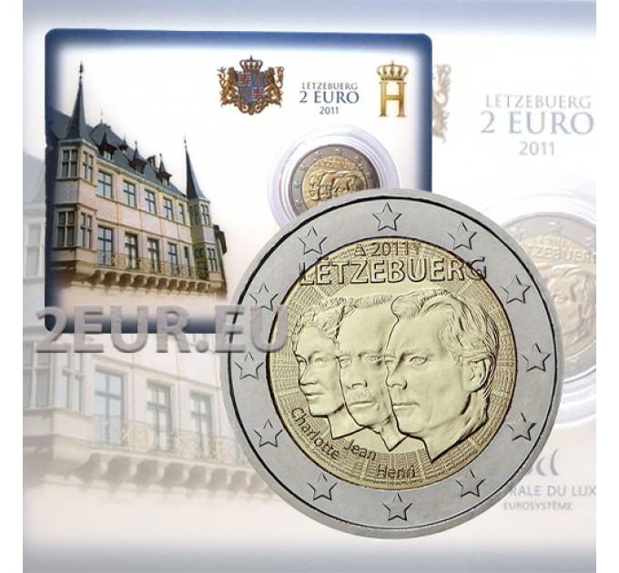 Luxembourg 2 euro BU 2011 - Jean van Luxemburg - 50e verjaardag van de benoeming door groothertogin Charlotte van haar zoon Jean tot luitenant van de groothertog