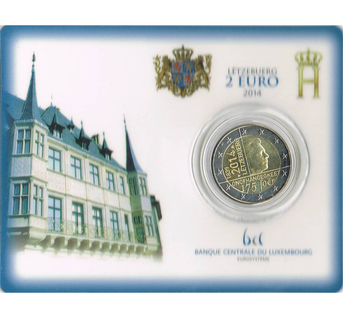 Luxembourg 2 euro BU 2014 - 175e verjaardag van de onafhankelijkheid van het Groothertogdom Luxemburg