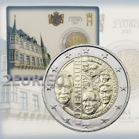 Luxembourg 2 euro BU 2015 - 125-jarig jubileum van het Huis Nassau-Weilburg