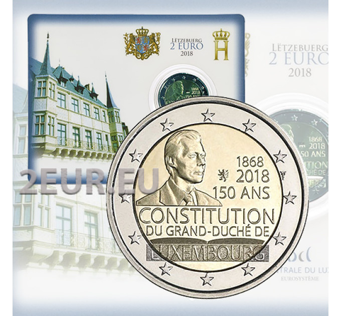 Luxembourg 2 euro BU 2018 - 150e verjaardag van de Luxemburgse grondwet