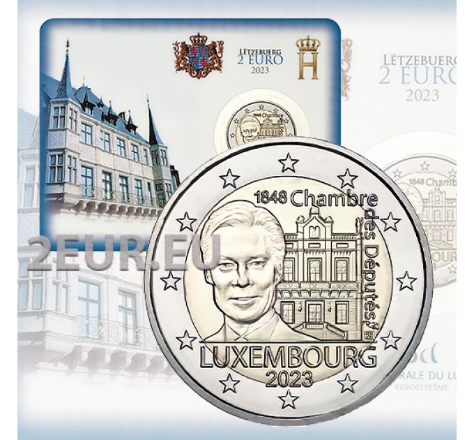 Luxembourg 2 euro BU 2023 - 175e verjaardag van de Kamer van Afgevaardigden en de Eerste Grondwet