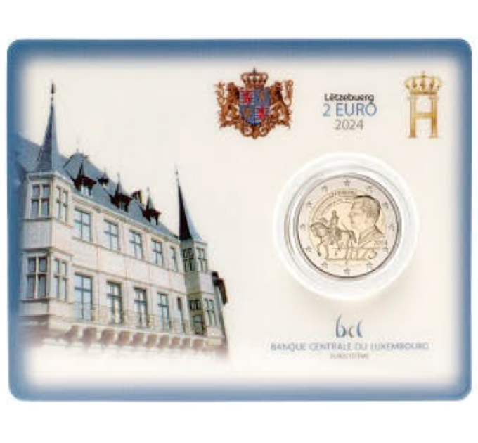 Luxembourg 2 euro BU 2024 - 175e verjaardag van de dood van groothertog Guillaume II