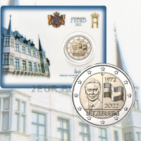 Luxembourg 2 euro BU 2022 - 50 jaar Luxemburgse vlag
