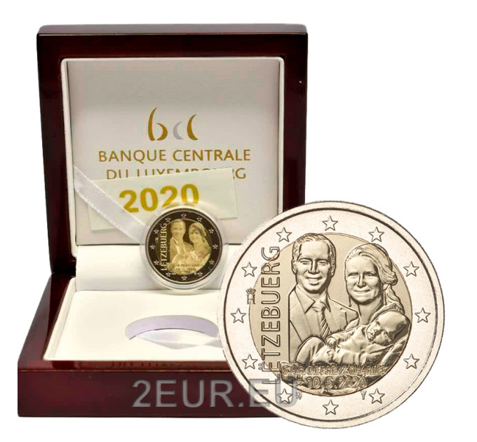 Luxemburg 2 euro Proof 2020 - Geboorte Prins Charles