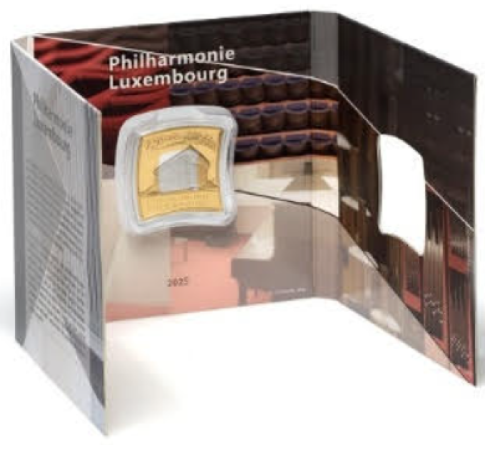 Luxemburg 2,5 euro zilver PROOF 2025 - Philharmonie Luxemburg
