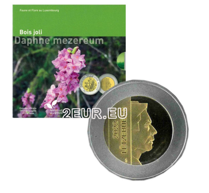 Luxemburg 5 euro zilver BU 2022 - Bois Joli