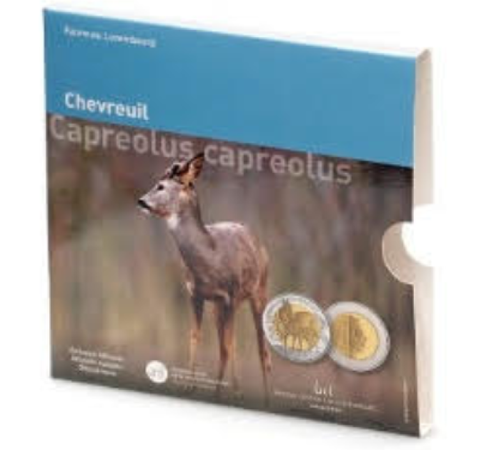 Luxemburg 5 euro zilver BU 2025 - Fauna en Flora - Europese ree
