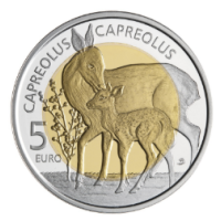 Luxemburg 5 euro zilver BU 2025 - Fauna en Flora - Europese ree
