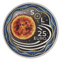 Luxemburg 25 euro zilver BU 2025 - Het zonnestelsel - De zon