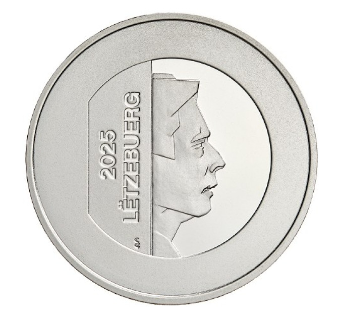 Luxemburg 25 euro zilver BU 2025 - Het zonnestelsel - De zon