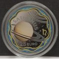 Luxemburg 25 euro zilver BU 2026 - Het zonnestelsel - Saturnus