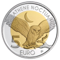 Luxemburg 5 euro zilver BU 2024 - Fauna en Flora - KLEINE UIL