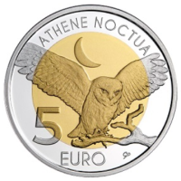 Luxemburg 5 euro zilver BU 2024 - Fauna en Flora - KLEINE UIL