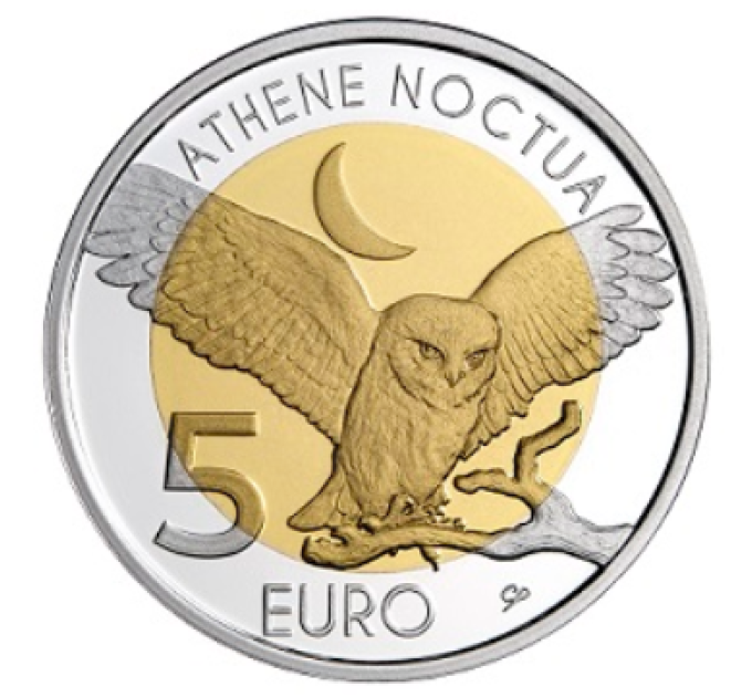Luxemburg 5 euro zilver BU 2024 - Fauna en Flora - KLEINE UIL