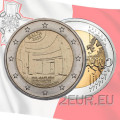 Malta 2 euro UNC rollen 2022 - Hypogeum van Hal Saflieni