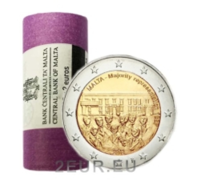 Malta 2 euro UNC rollen 2012 - 1887 Vertegenwoordiging 