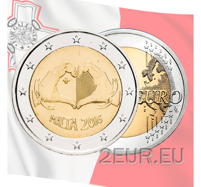 Malta 2 euro UNC 2016 - Solidariteit door liefde
