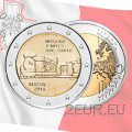 Malta 2 euro UNC 2018 - Mnajdra Tempels