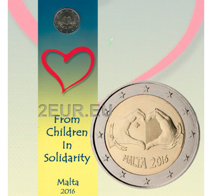 Malta 2 euro BU 2016 - Solidariteit door liefde